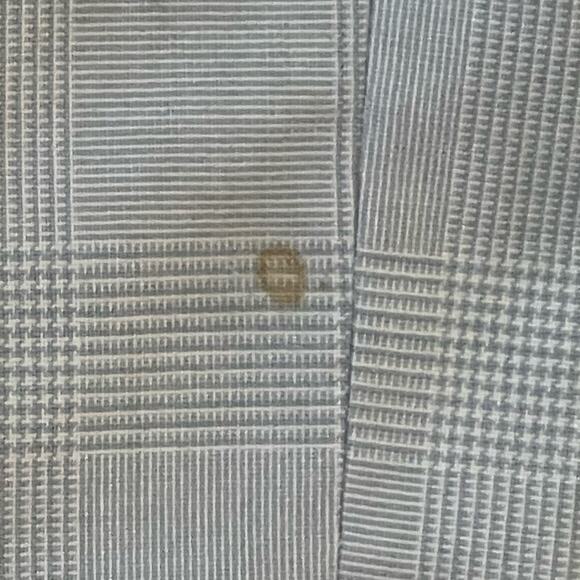 Polyester Rayon Spandex Nylon White Gray Checkered Pants Size (S) Small B2 - Picture 4 of 5